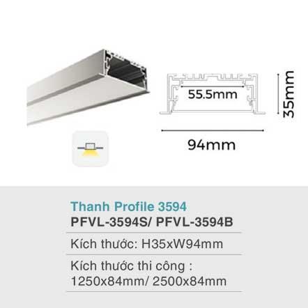 Thanh profile 3594