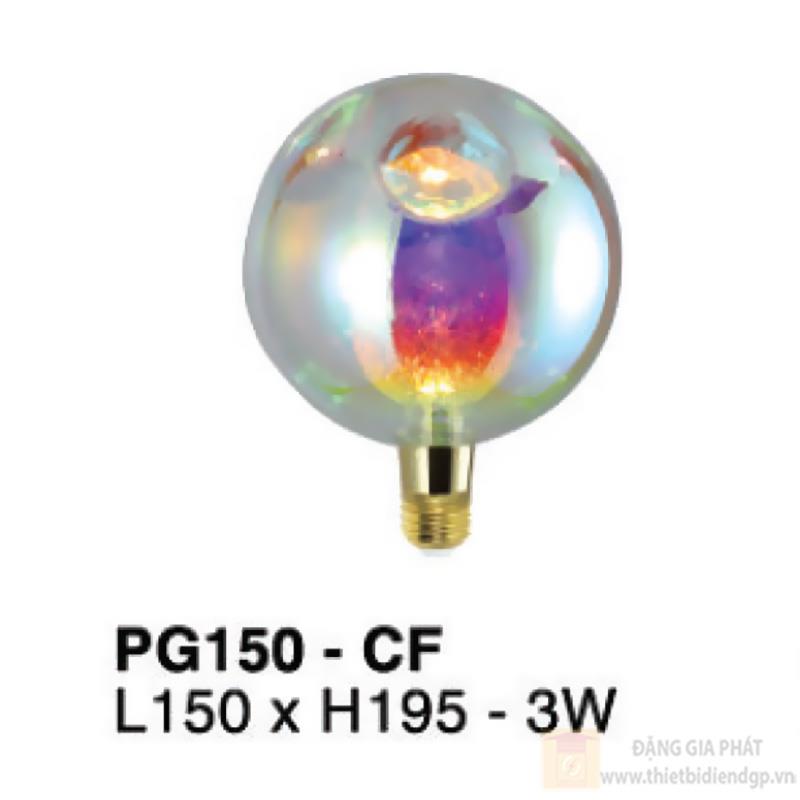 Bóng đèn trang trí PG150 - L150*H195-3W
