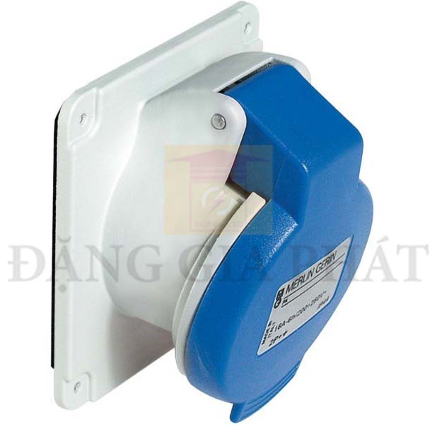 Ổ cắm công nghiệp Schneider gắn âm dạng nghiêng IP44 4P 400V , 3P 400V , 2P 230V