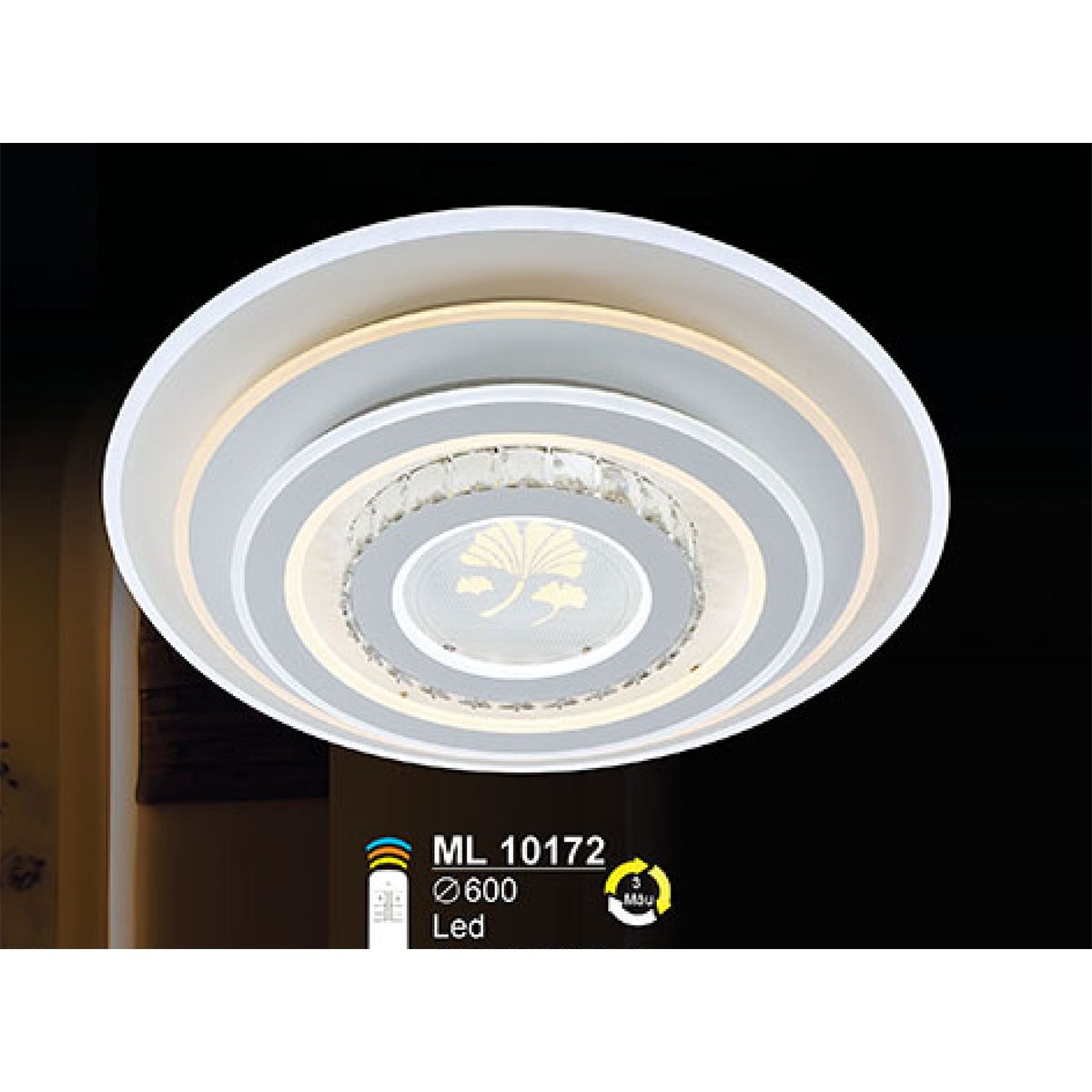 Đèn mâm Led Sano ML 10172 Ø600