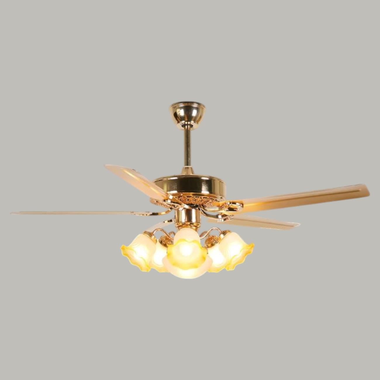 Quạt trần đèn Sano 5 cánh QĐ 7928/5 - E27*5