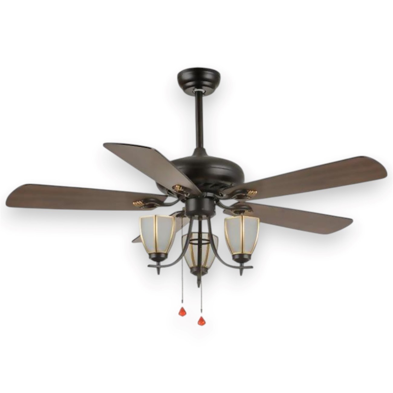 Quạt trần đèn 5 cánh gỗ Veronia QT-119 Ø1200 x H700