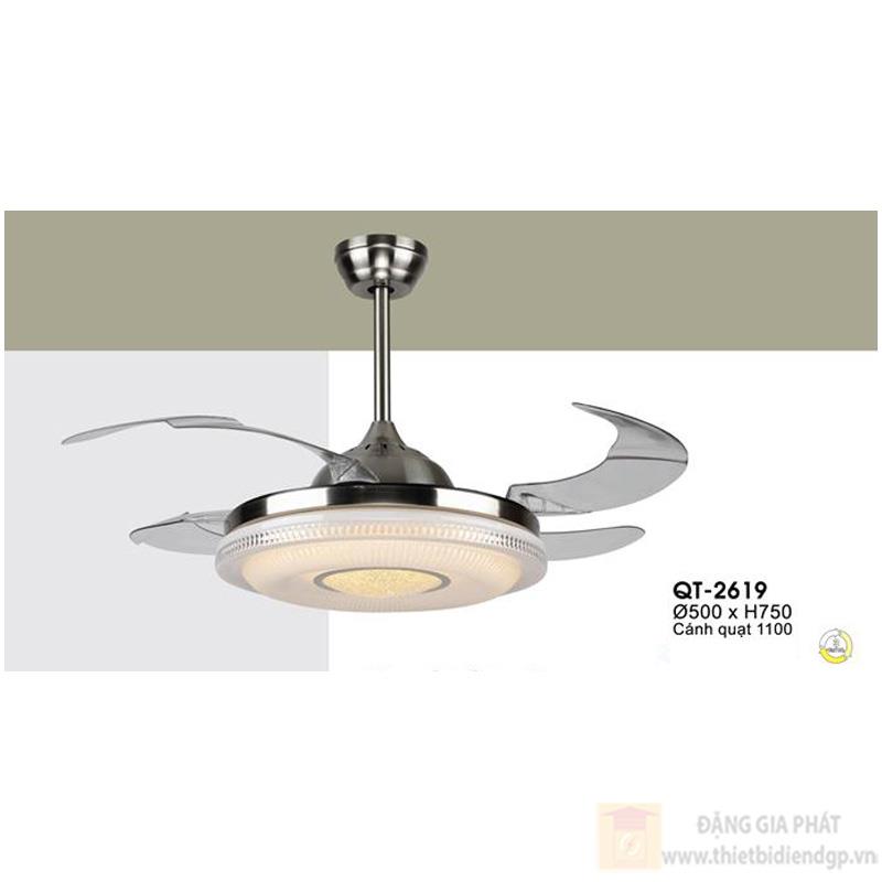 Quạt trần đèn Verona QT-2619 Ø500 x H750