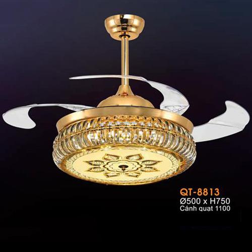 Quạt trần đèn Verona QT-8813 Ø500 x H750