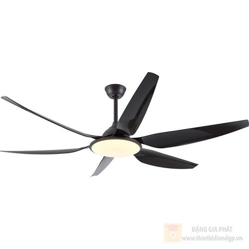 Quạt trần đèn 355 Decor QT43 6 cánh nhựa ABS
