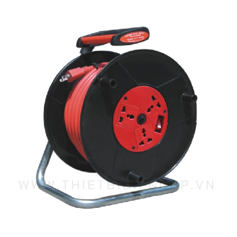 Ổ cắm kéo dài quay tay kiểu RULO LiOA, loại chống xoắn dây