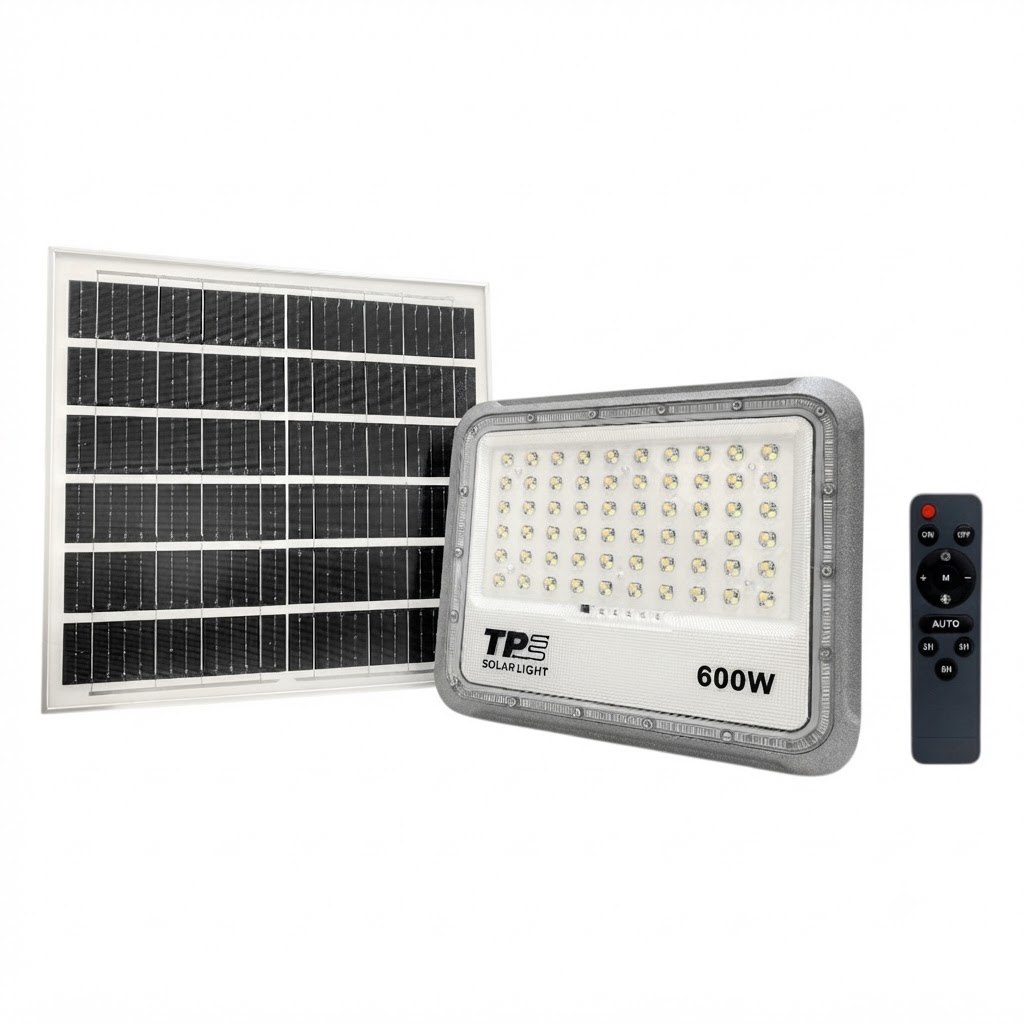 Đèn Pha năng lượng mặt trời đổi màu TIẾN PHÁT 600W