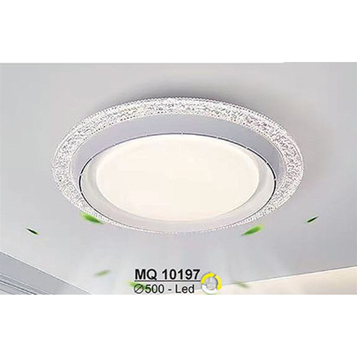 Đèn mâm + quạt không cánh Sano MQ 10197 Ø500