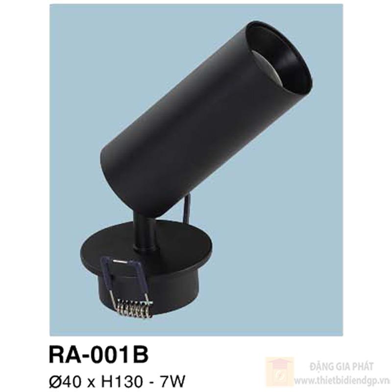 Đèn rọi chiếu điểm Verona Ø40*H130 - 7W - vỏ đen