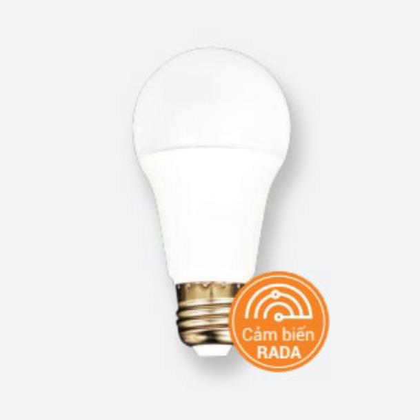 Đèn bulb tròn cảm ứng radar 9W
