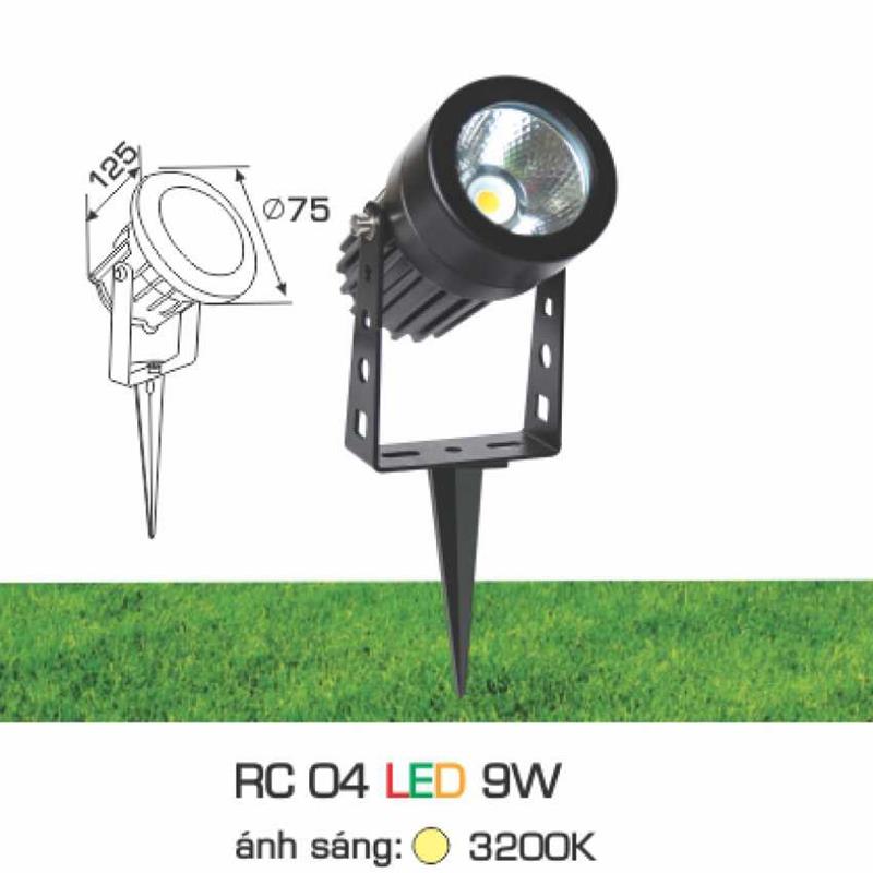 Đèn sân vườn Ghim Cỏ Anfaco 9W