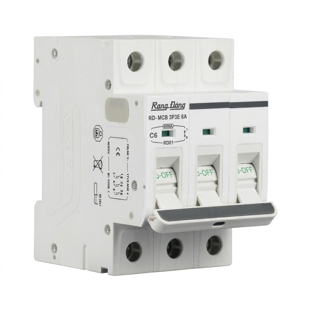 Aptomat ngắn mạch Rạng Đông RD.MCB 3P3E