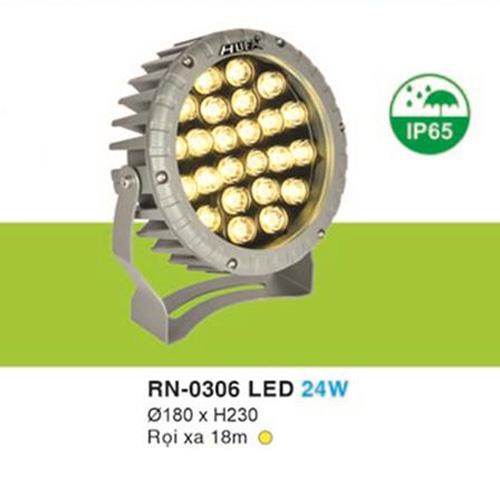 Đèn rọi thân cây Ø180 x H230, Rọi xa 18m, ánh sáng vàng 24W