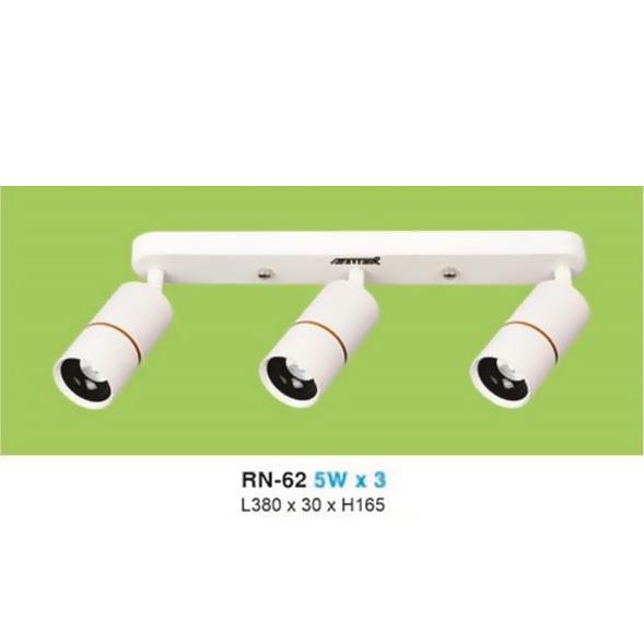 Đèn rọi led L380 x 30 x H165 - 5W x 3