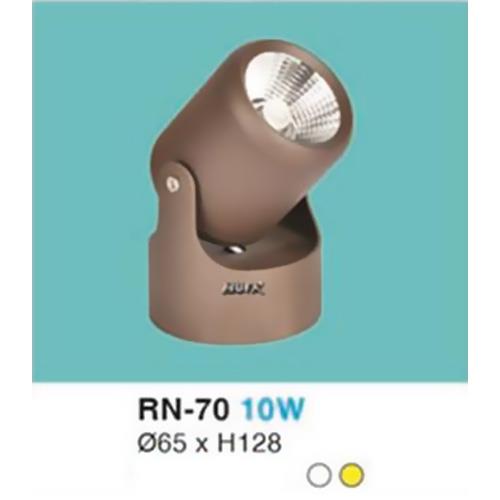 Đèn rọi led Ø65 x H128 - 10W vỏ đen