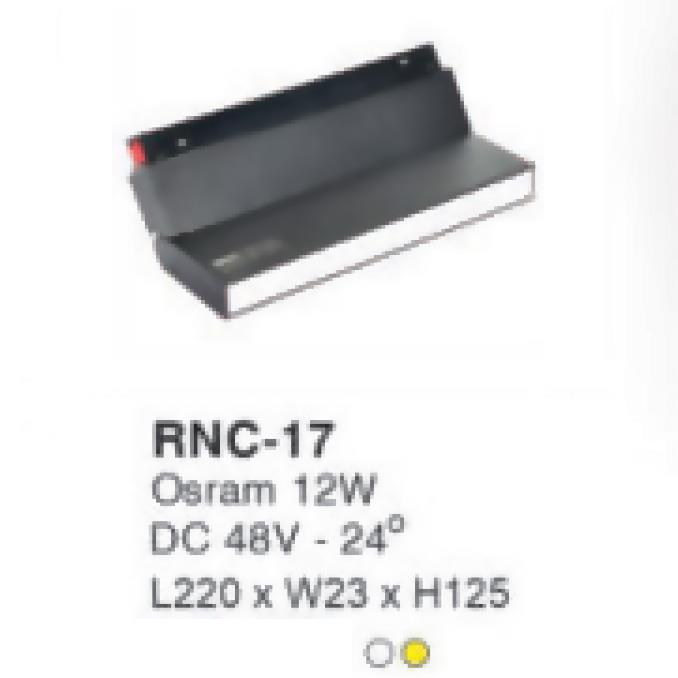 Đèn ray nam châm Osram 12W - DC48- 24° - L220*W23*H125