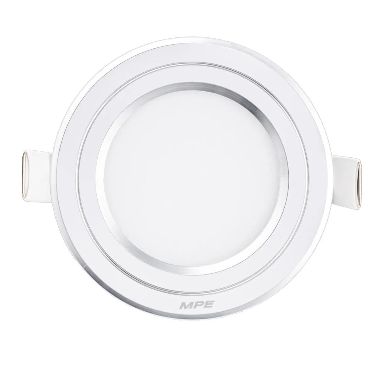 Đèn LED Panel MPE âm trần seri RPL 3 màu viền màu bạc