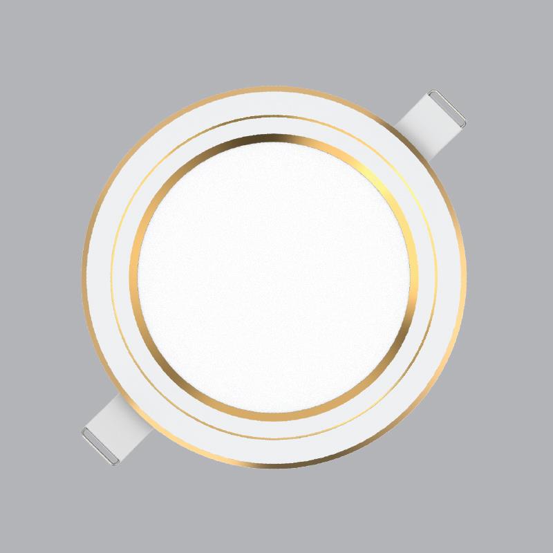 Đèn LED Panel âm trần seri RPL 3 Màu - Viền màu vàng