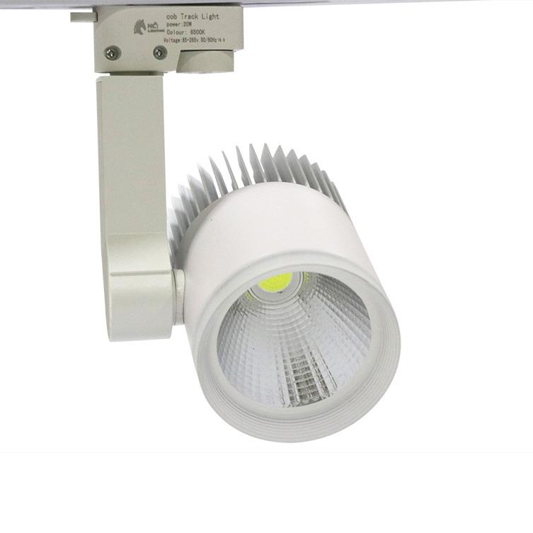 Đèn rọi ray cao cấp 12W, vỏ trắng, ánh sáng trung tính
