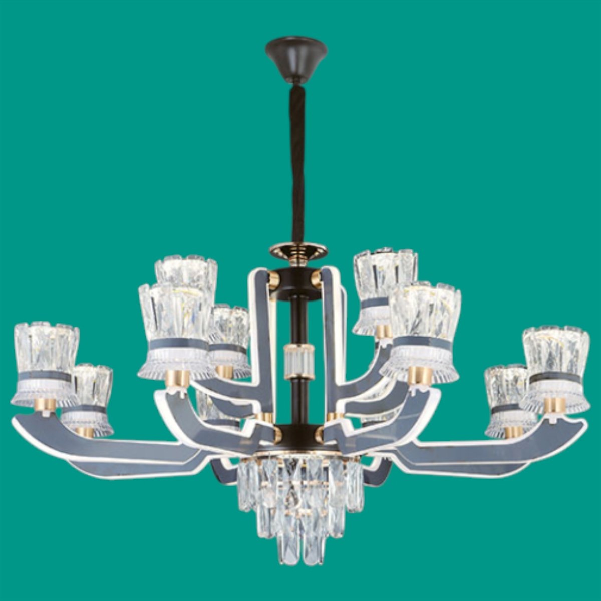 Đèn chùm led Sano Ø950*H500 - 3 màu