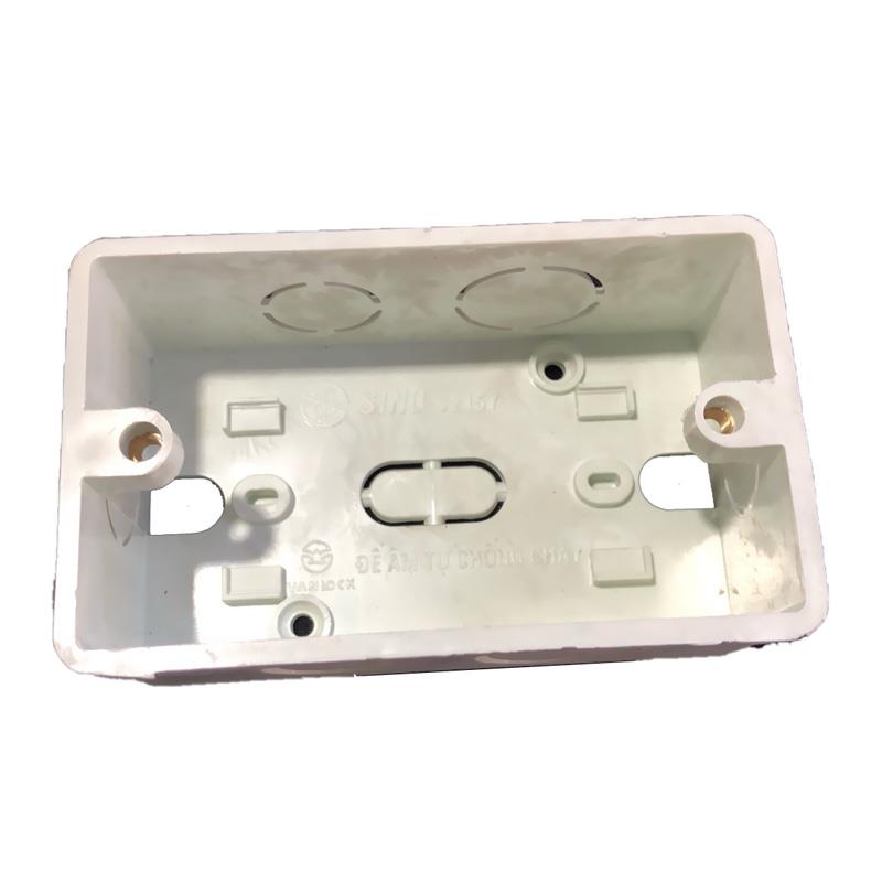 Đế âm tự chống cháy dùng cho mặt chữ nhật 105x63x40