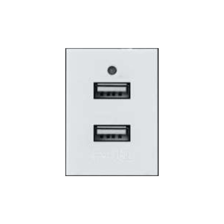 Ổ Cắm Đôi USB Size M 5V/2A (SxB622) Duhal
