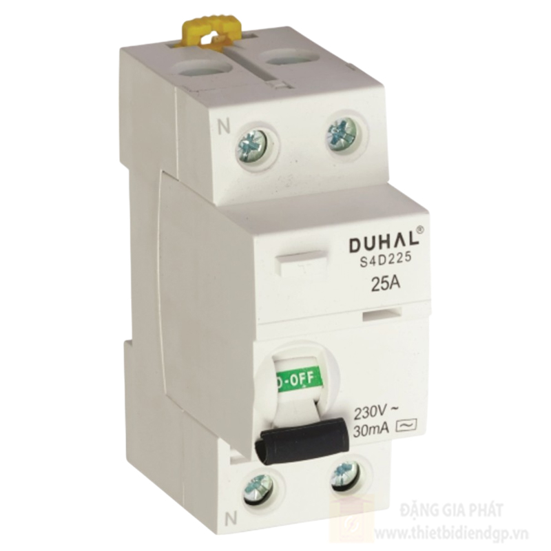 Thiết bị đóng cắt CB chống dòng rò 2P - RCCB duhal