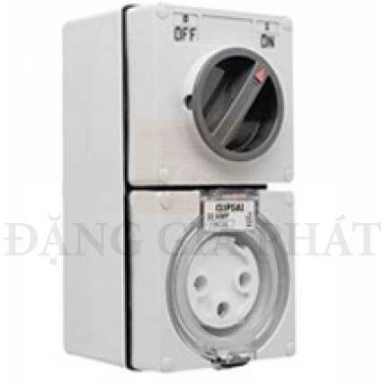 Ổ cắm công nghiệp 3 pha Schneider có công tắc 5P 500V IP66