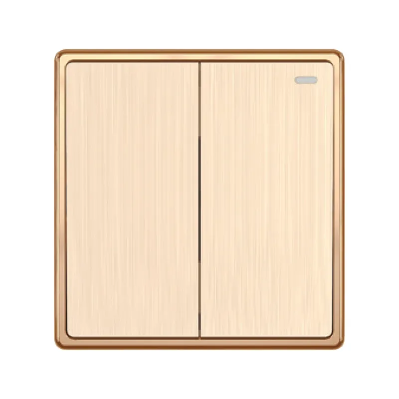 Mặt 2 công tắc 1 chiều MPE 16A 250V KT: 86*89mm S702