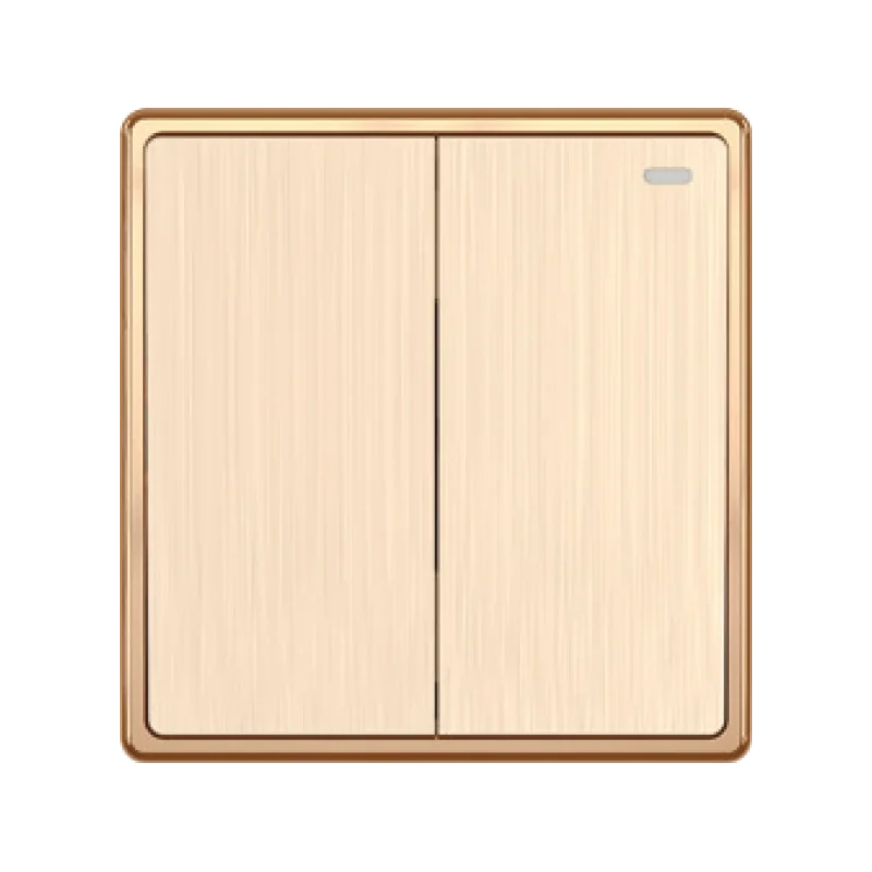 Mặt 2 công tắc 2 chiều MPE 16A - 250V KT: 86*89mm S702M