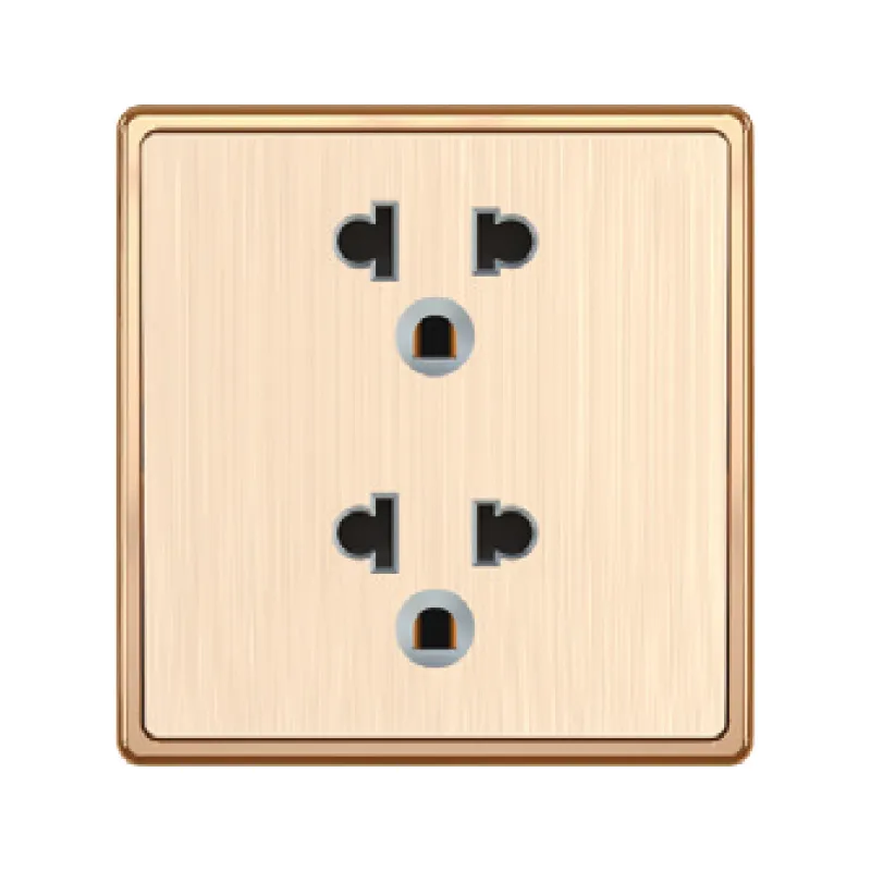 Ổ cắm đôi 3 chấu MPE 2 Ổ cắm 3 chấu S7UES2