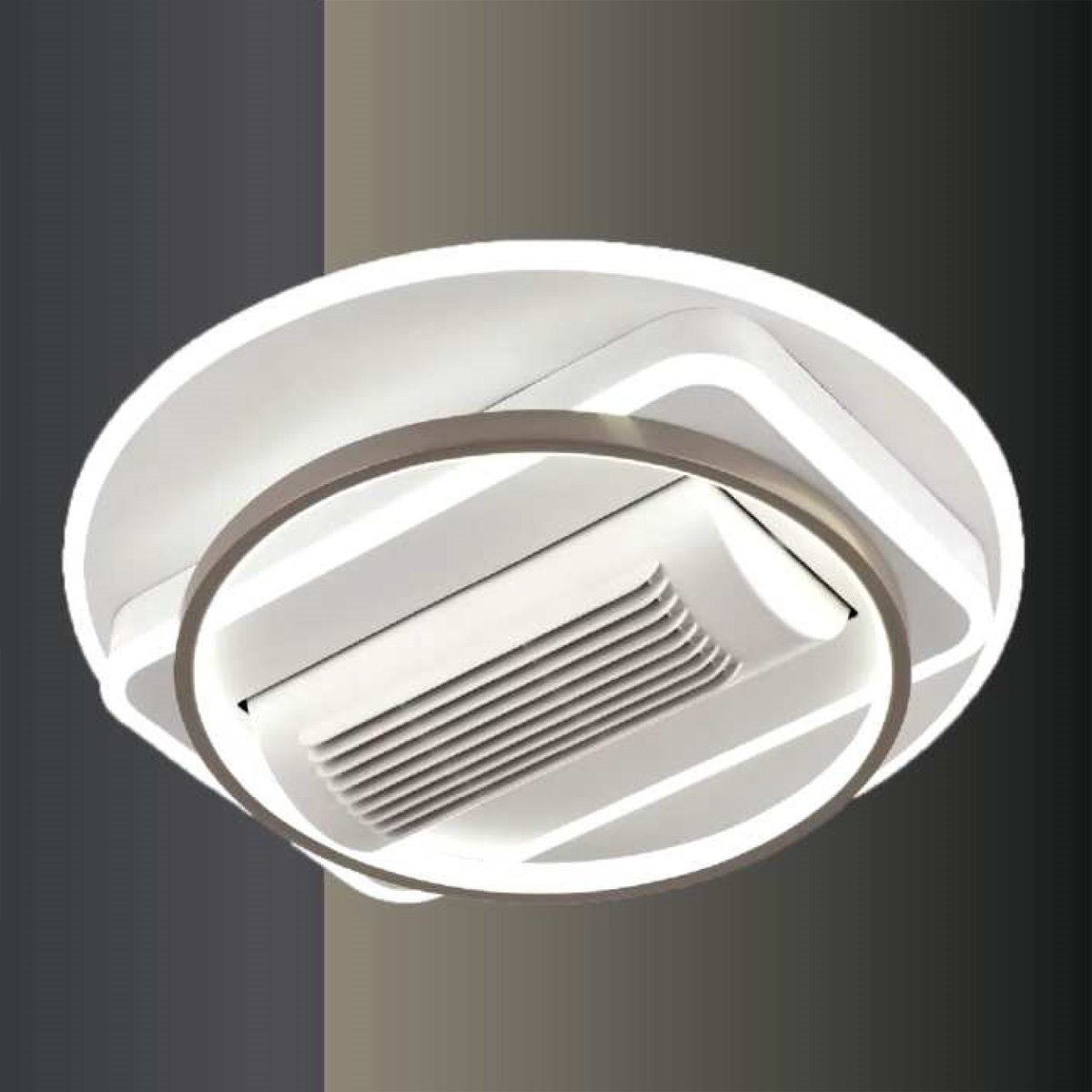 Đèn quạt trần Veronia ĐQ-60001B Ø500*H150