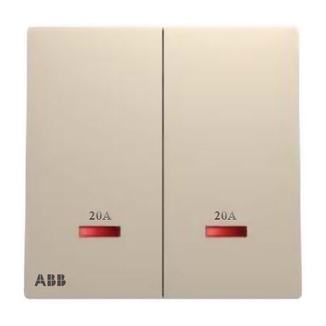 Bộ công tắc đôi 2 cực 20A - ABB