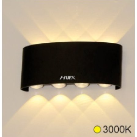 Đèn gắn tường ngoài trời Hufa AK-111 L210*W40*H70 LED 8W