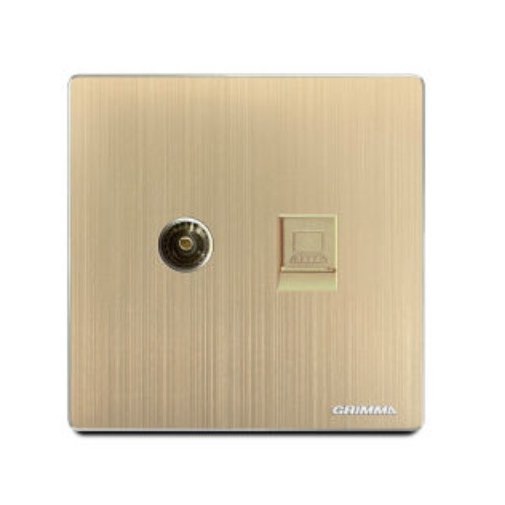 Ổ cắm Tivi và mạng GRIMMA G52GTVPC