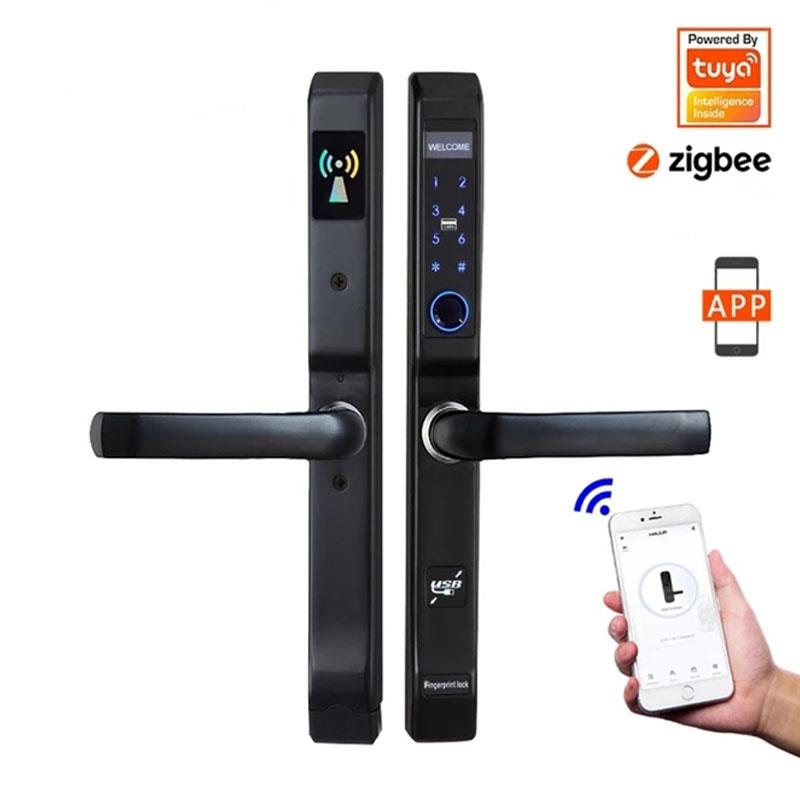 Khóa Cửa Nhôm Thông Minh Zigbee Tuya