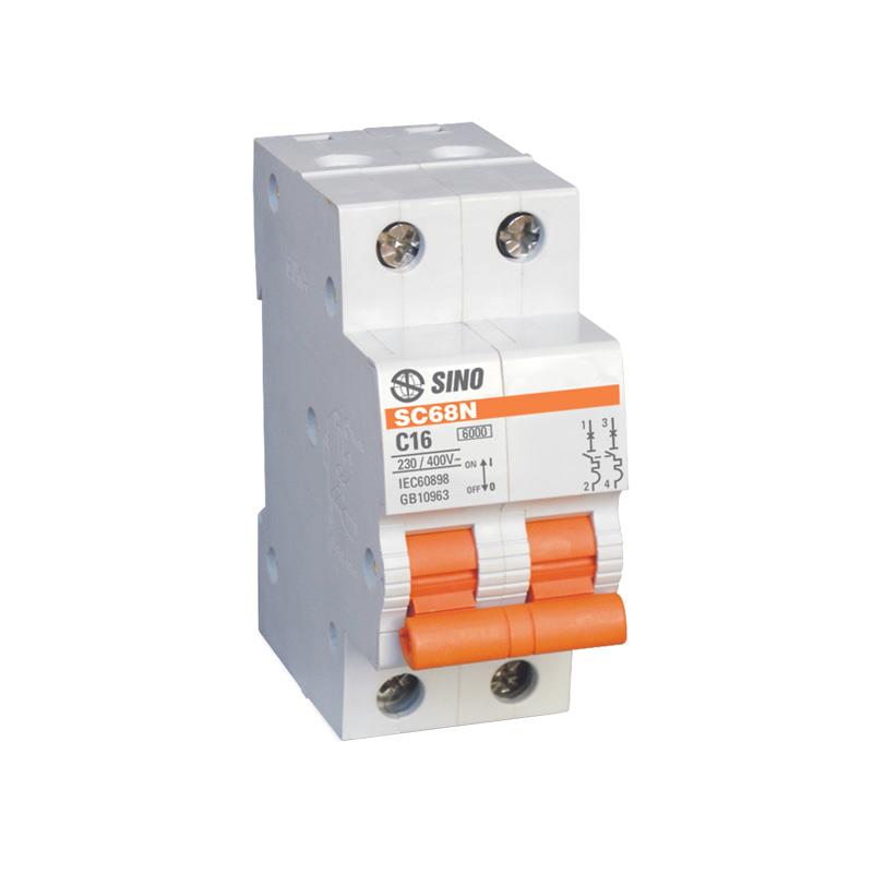 MCB 2P 240VAC - 10kA, 415V - 6kA