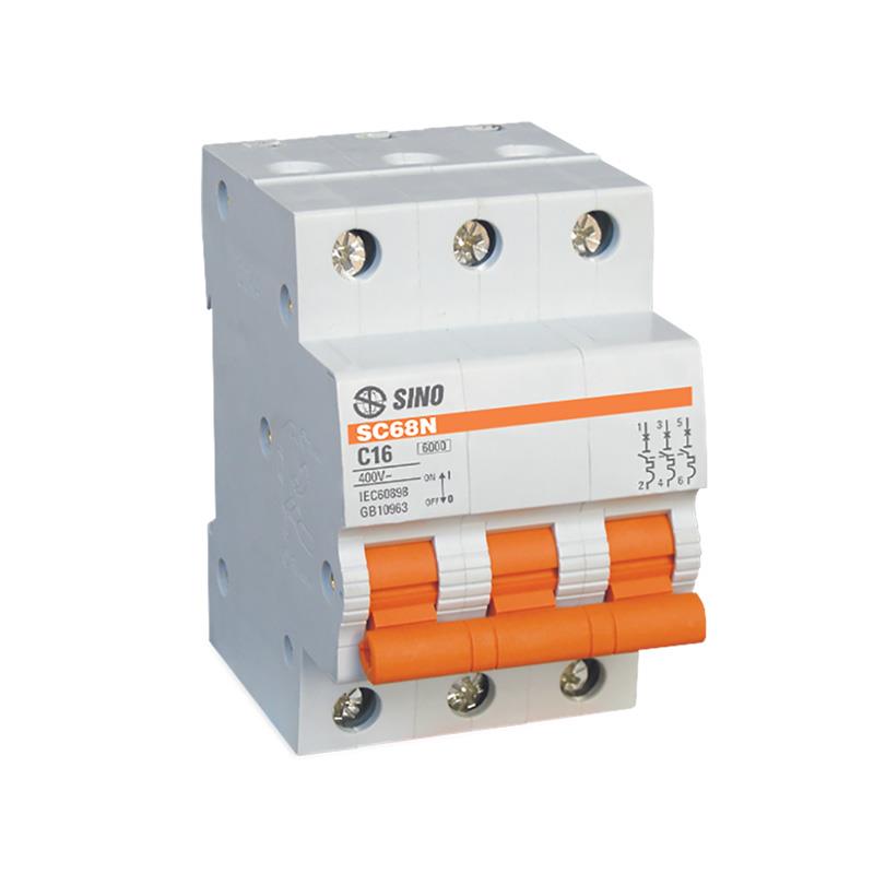 MCB 3P 415VAC 6kA