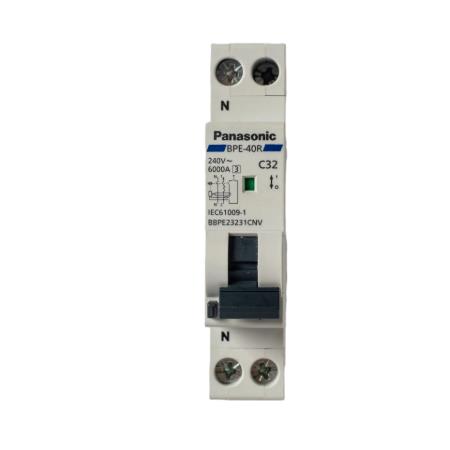 RCBO Panasonic 1P 30mA 6KA 240VAC