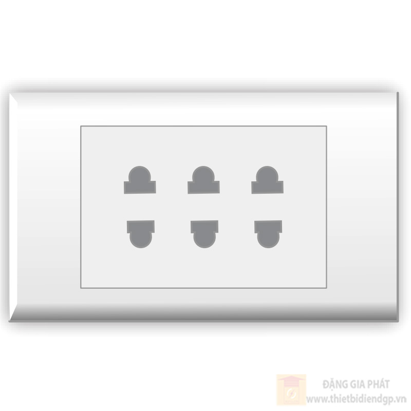 Ổ cắm ba 2 chấu 16A LiOA SE183U