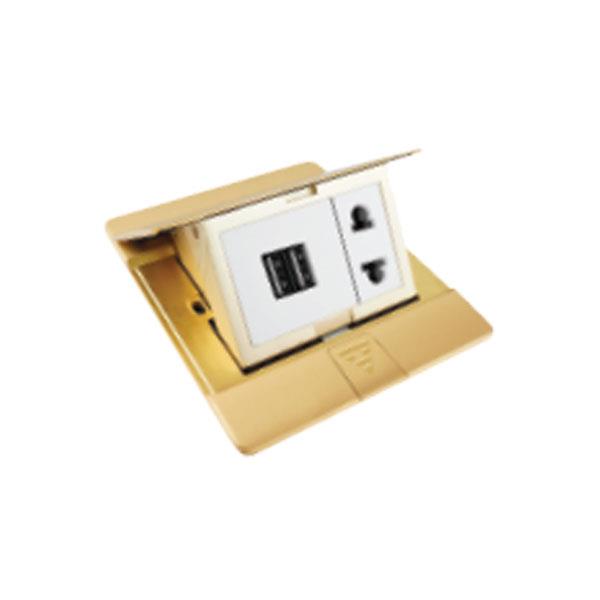 Ổ đơn 2 chấu + Cổng USB đôi SEF31U0