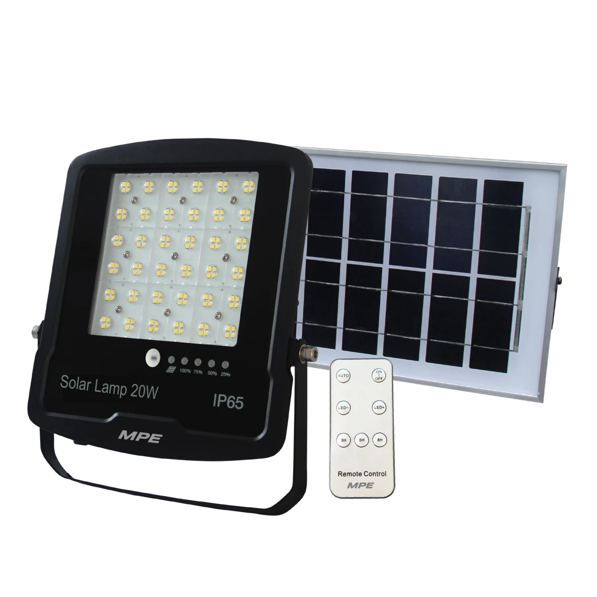 Đèn led pha năng lượng mặt trời 100W