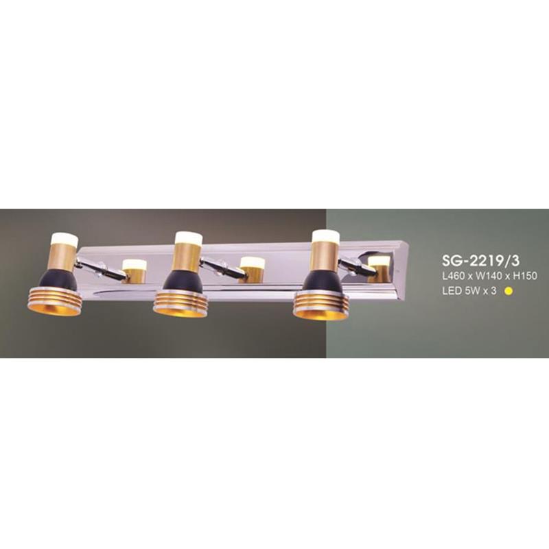 Đèn soi gương Hufa L460*W80*H150, 5W*3, ánh sáng vàng