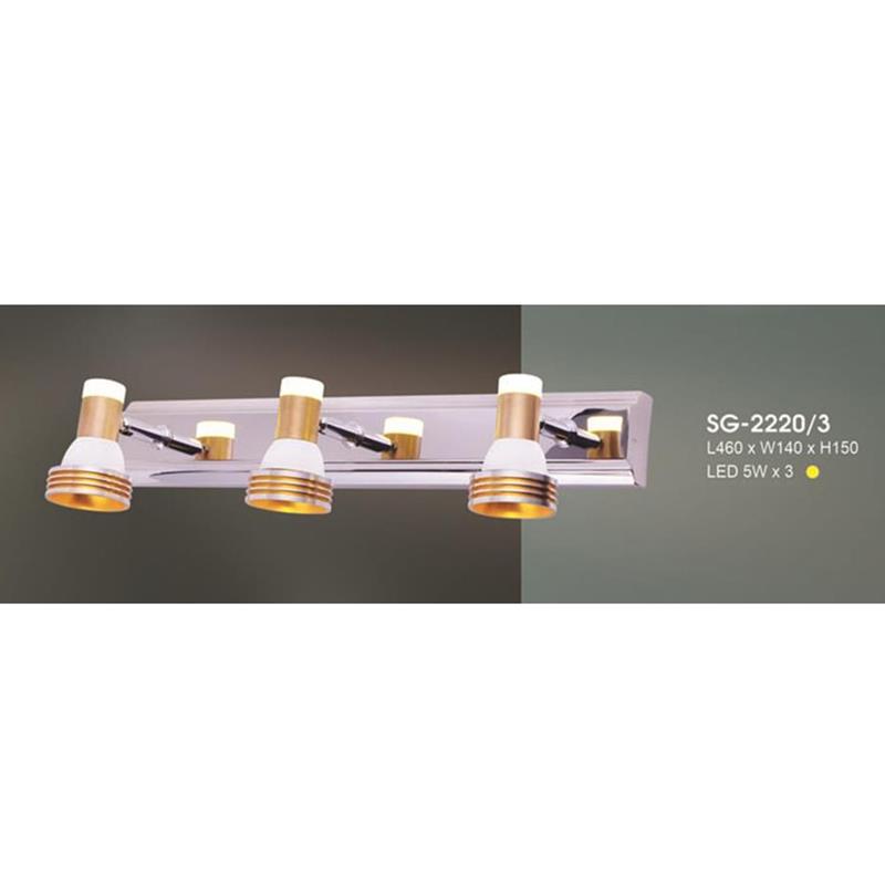 Đèn soi gương Hufa L460*W80*H150, 5W*3, ánh sáng vàng
