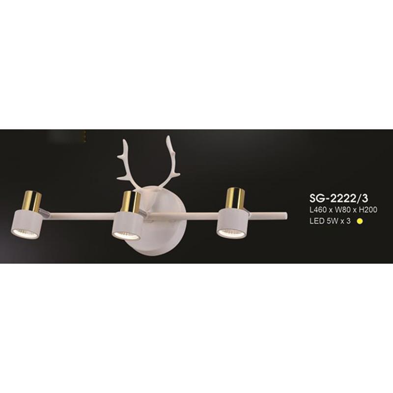Đèn soi gương Hufa L460*W80*H200, 5W*3, ánh sáng vàng