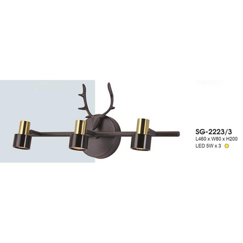 Đèn soi gương Hufa L460*W80*H200, 5W*3, ánh sáng vàng