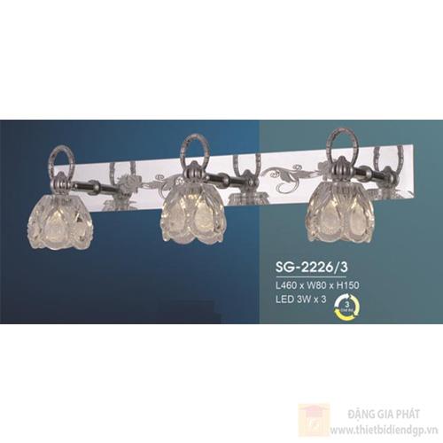 Đèn soi gương Hufa L460*W80*H150, 3W*3, 3 màu ánh sáng