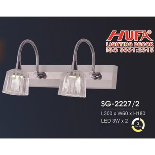 Đèn soi gương Hufa L300*W60*H180, 3W*2,3 màu ánh sáng