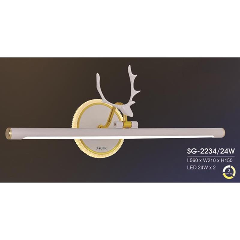 Đèn soi gương Hufa L560*W210*H150, 24W*2,3 màu ánh sáng