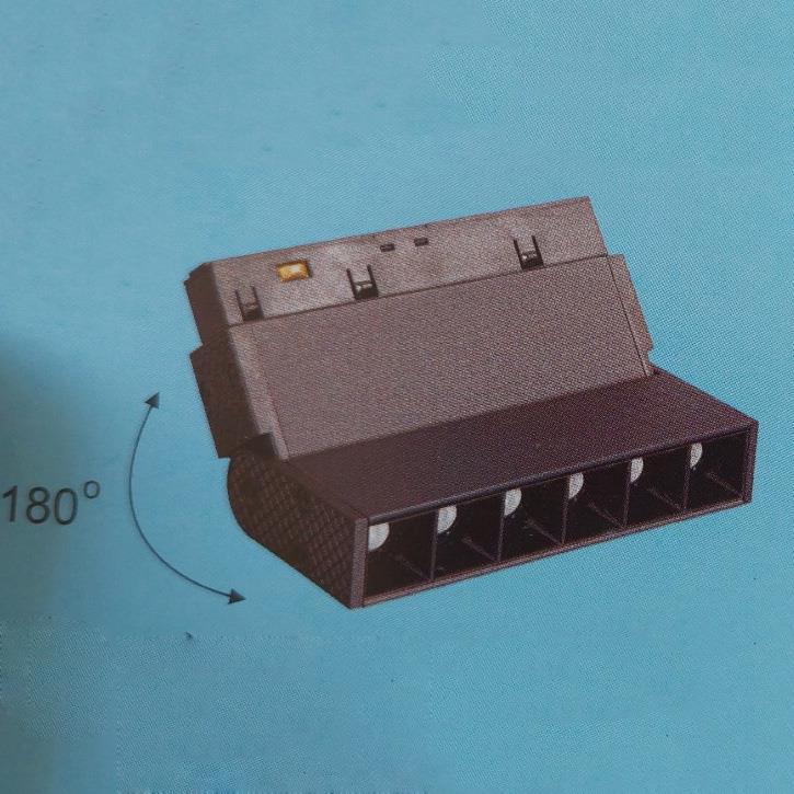 Đèn led thanh ray thế hệ mới L120 x W23 x H118 -6W - 48V